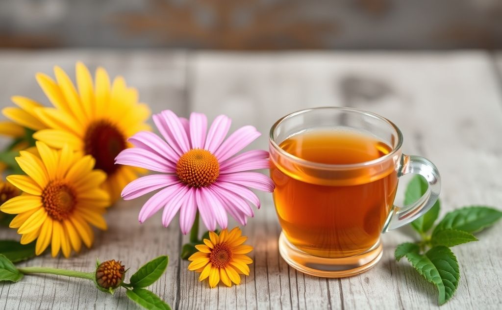 Echinacea tea use during pregnancy concerns.