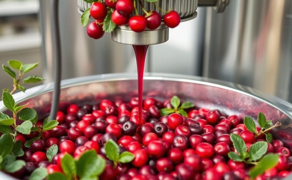 Eco-friendly cranberry juice extraction methods