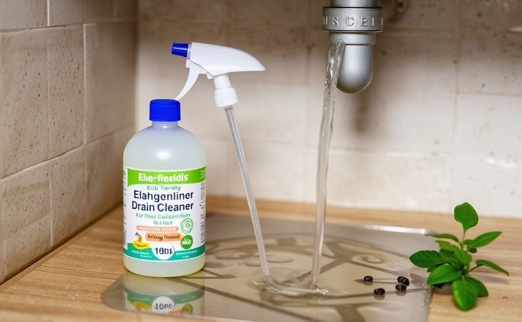 Eco-friendly drain cleaner for clogged pipes