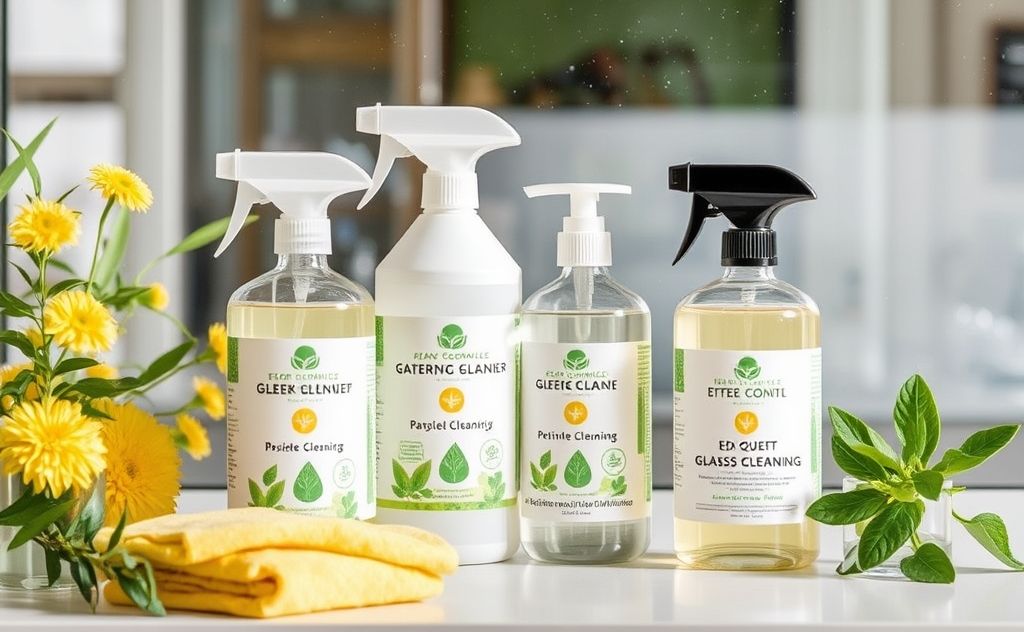Eco-friendly glass cleaning products