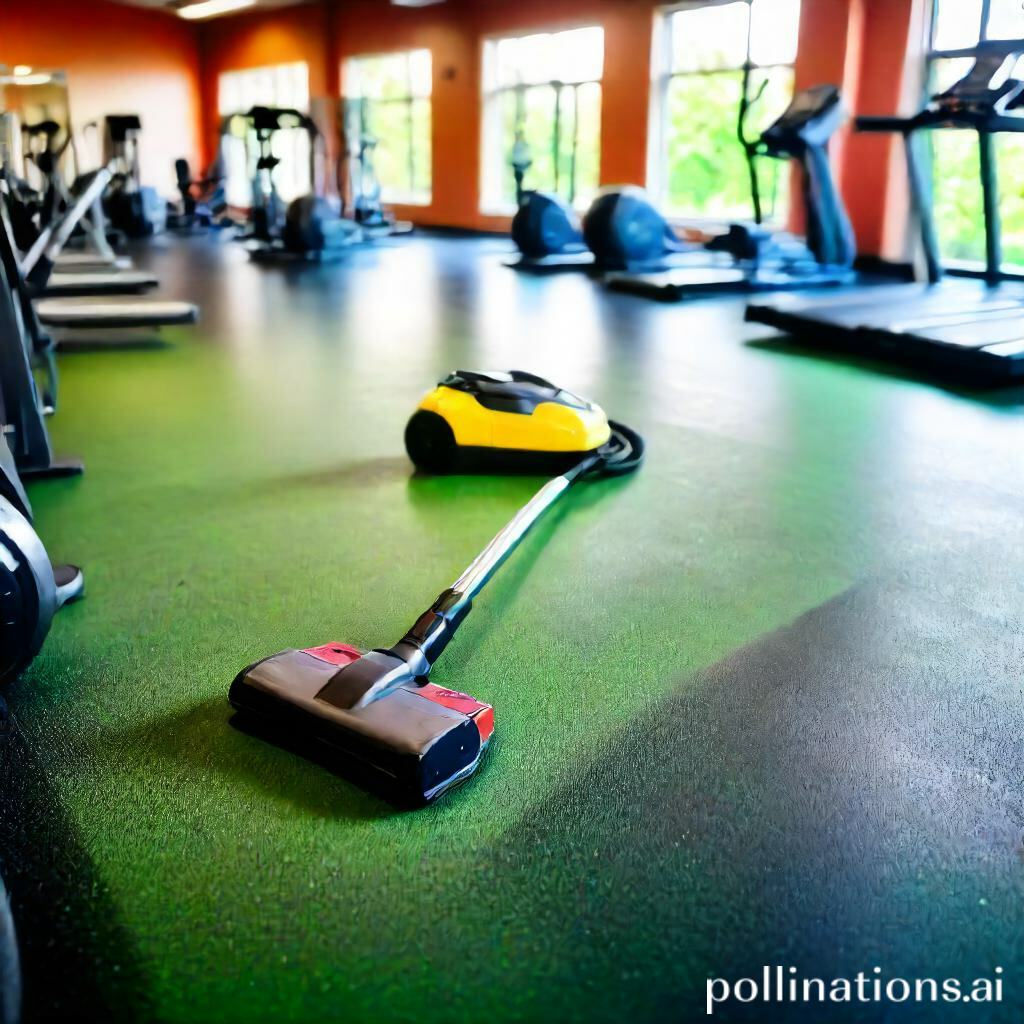eco friendly vacuuming for gym rubber floors