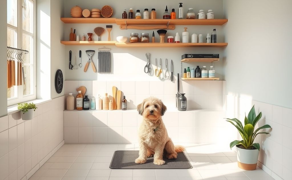Effective DIY tips for a clean pet grooming space