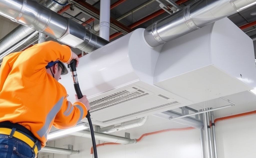 Effective cleaning for commercial HVAC systems
