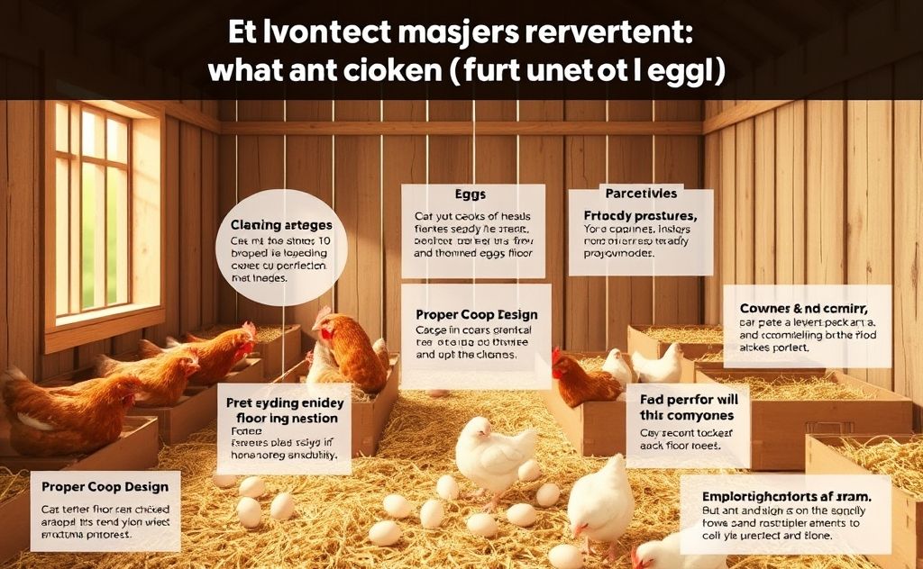 Effective methods prevent chickens laying floor eggs