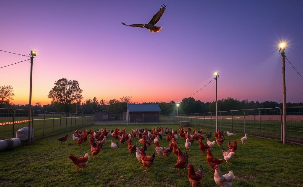 Effective methods to deter owls from chickens