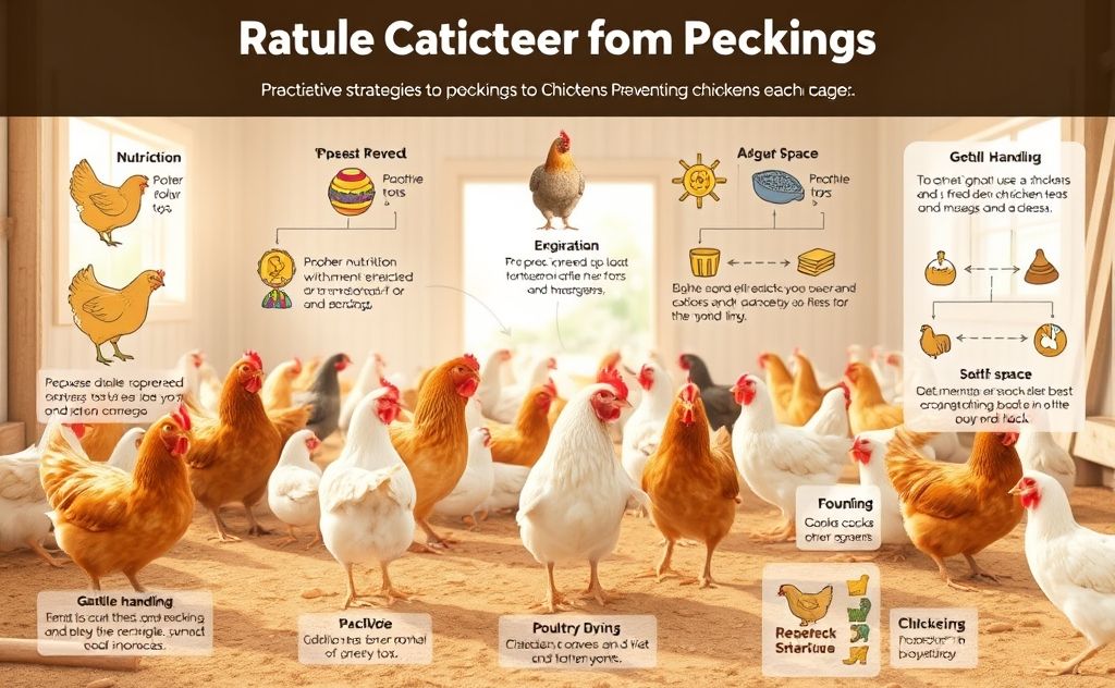 Effective methods to prevent chickens from pecking