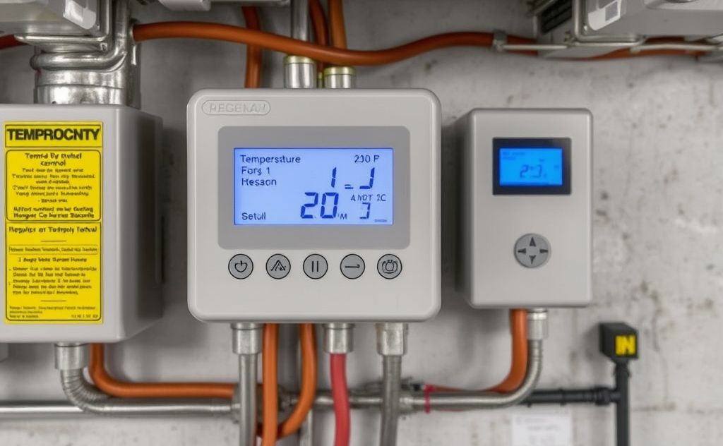 Effective temperature control in HVAC setup