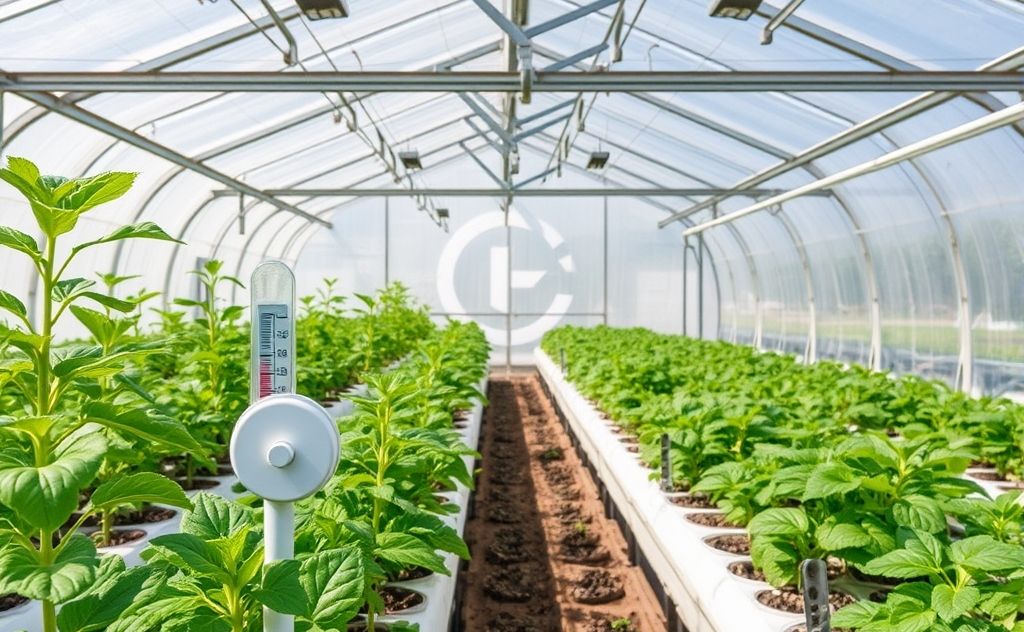 Effective temperature control in greenhouse settings