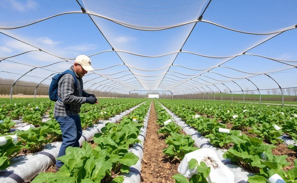 Effective temperature control in sustainable farming