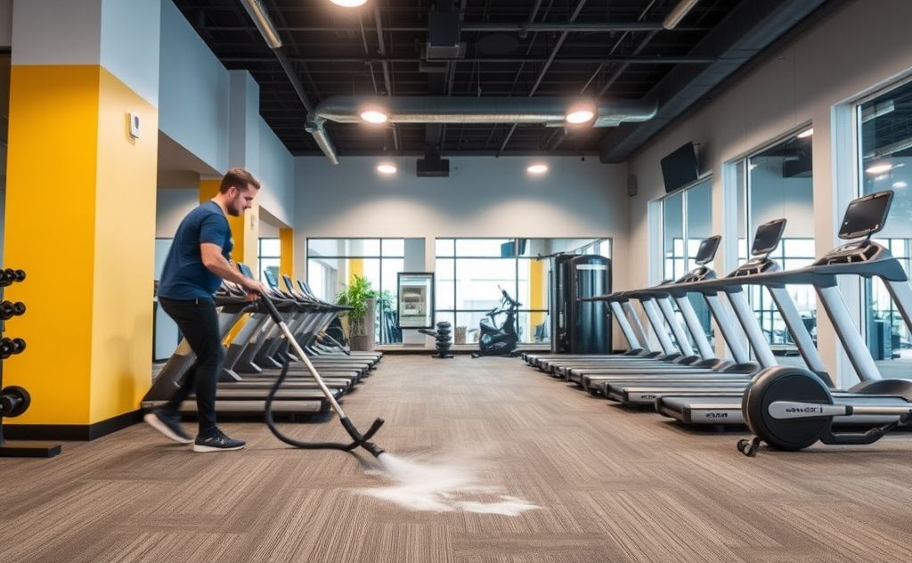Effective vacuuming for busy gym spaces
