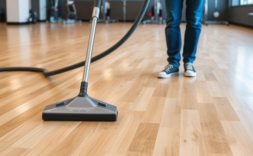 Effective vacuuming for gym floor care tips