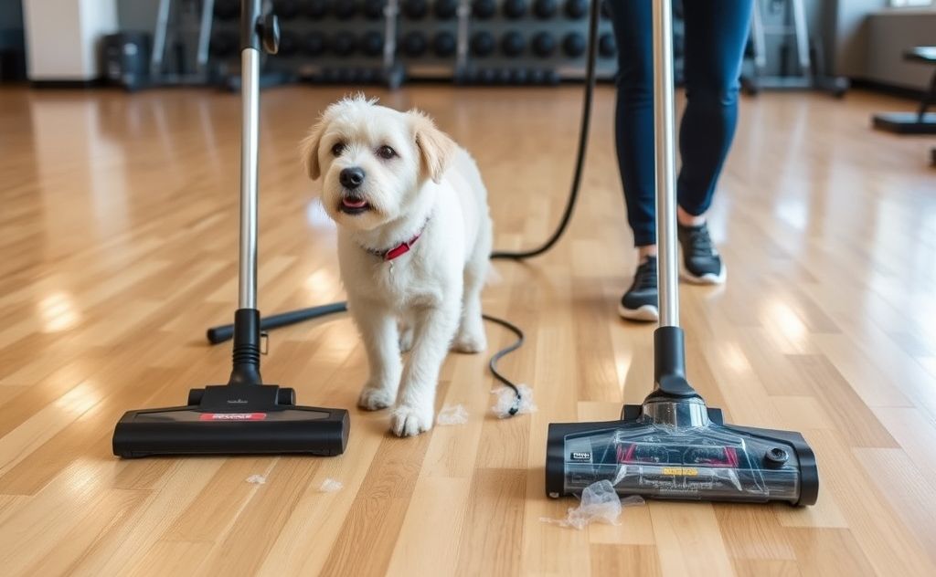 Effective vacuums for pet hair on gym floors