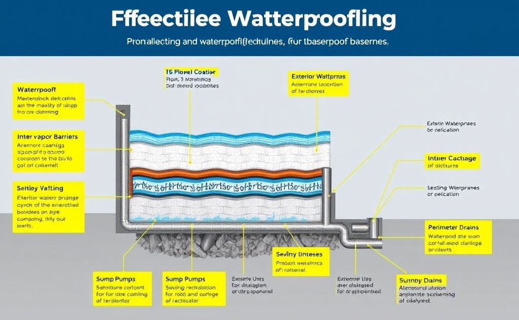 Effective waterproofing solutions for basements