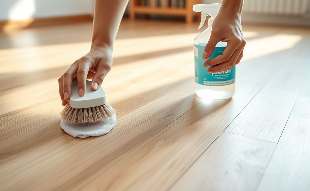 Effective ways to clean stubborn floor scuff marks