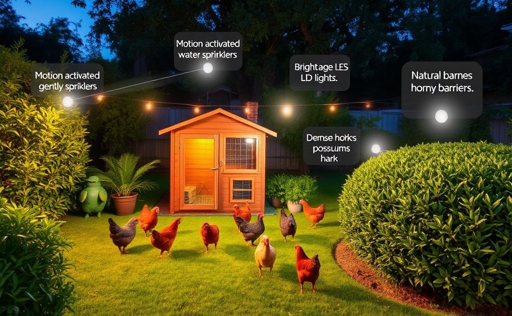 Effective ways to deter possums from chickens