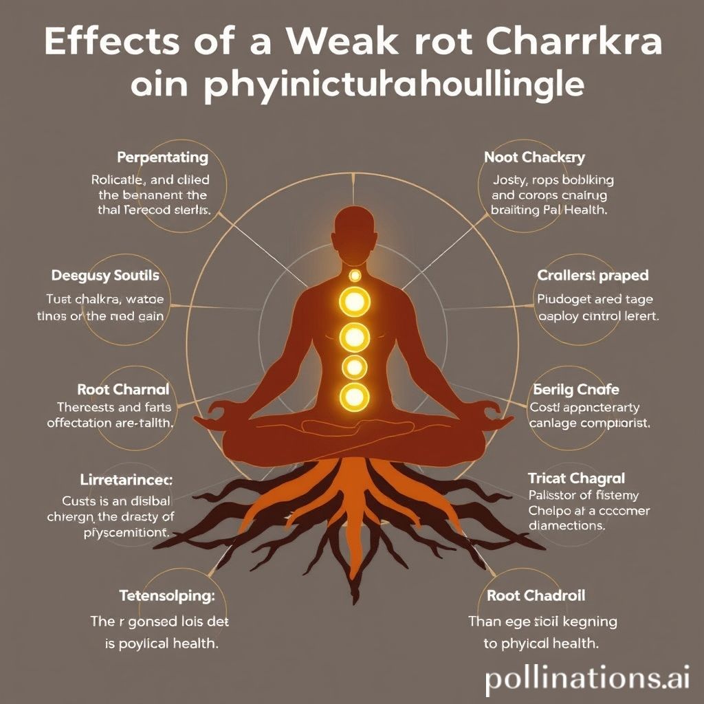 Effects of a weak Root Chakra on physical health