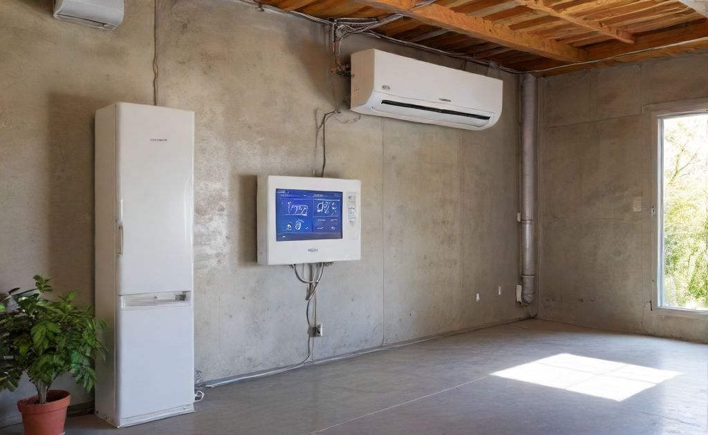 Efficient HVAC system managing indoor temperature