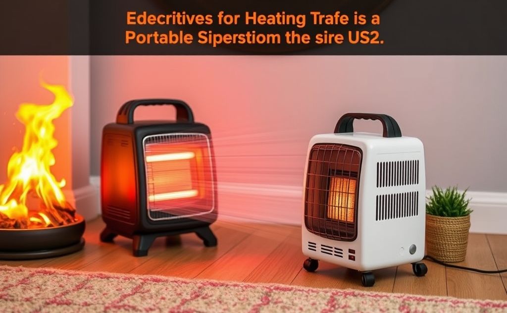 Efficient heating tips for portable heater use