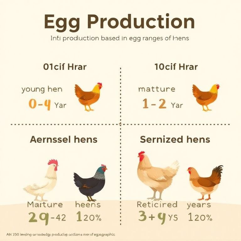 Egg production by age