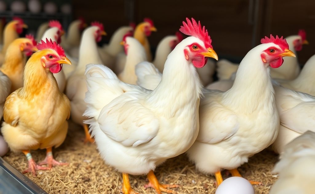 Egg production in chickens varies daily