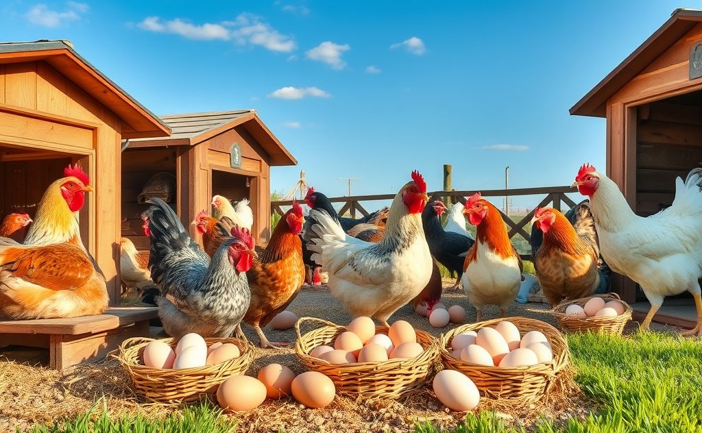 Egg production varies by chicken breed daily