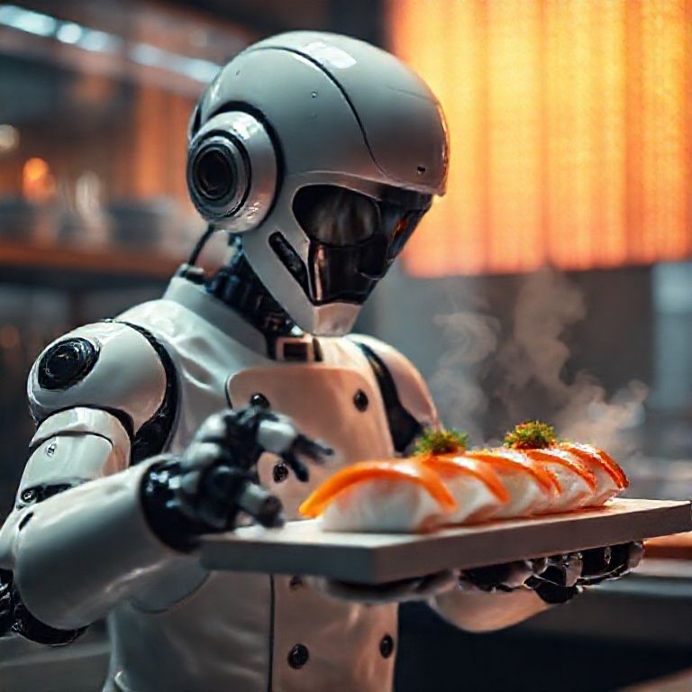 El Chef Robot y el Sushi Perfecto: Cómo la IA está Revolucionando la Gastronomía (Un Bocado a la Vez)
