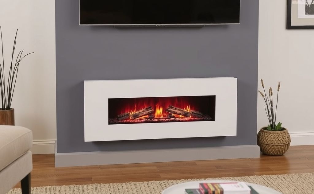 Electric fireplace amp usage details