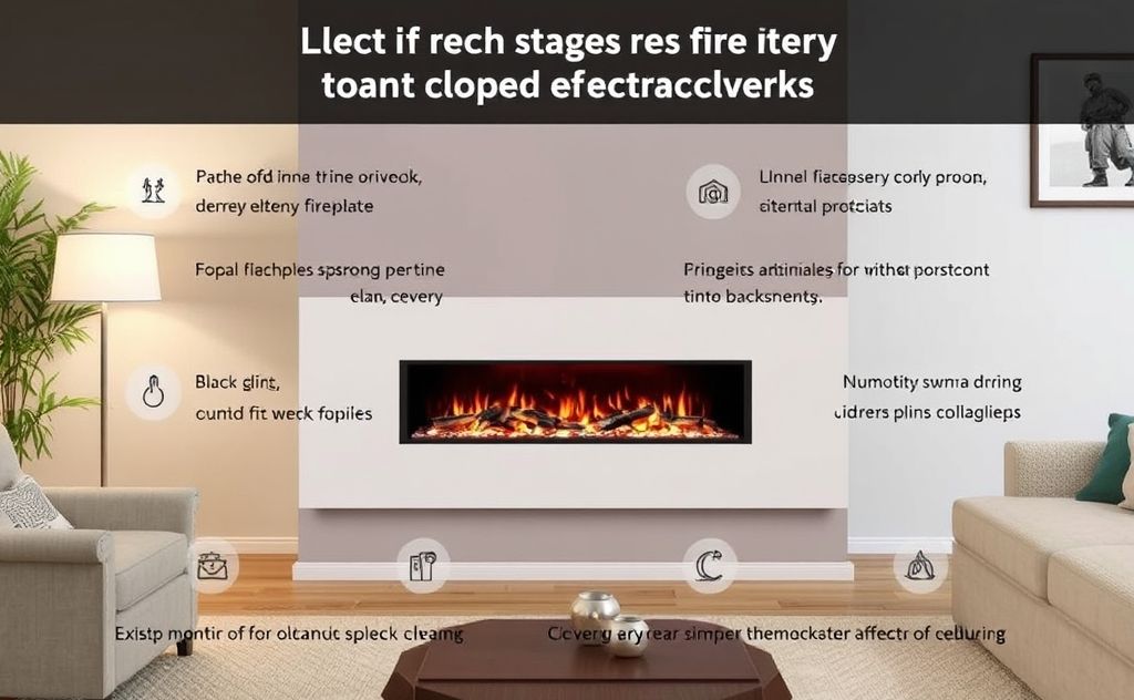 Electric fireplace benefits no chimney needed