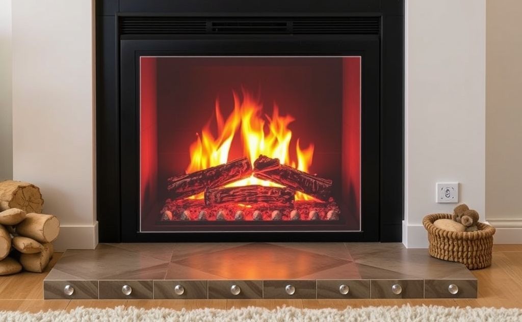 Electric fireplace heating mechanism explained clearly