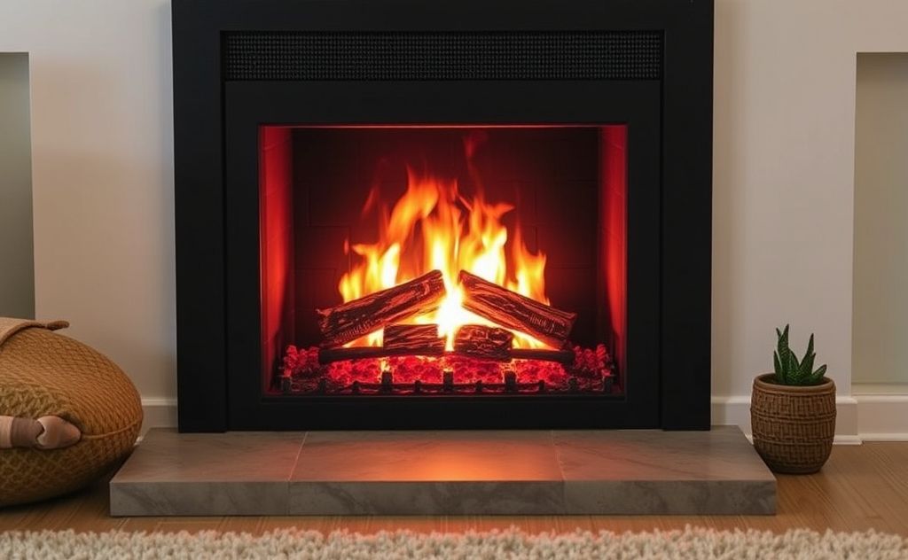 Electric fireplace safety and fire risk awareness