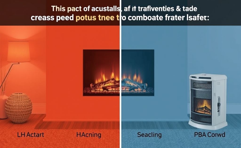 Electric fireplace safety comparison with other heaters