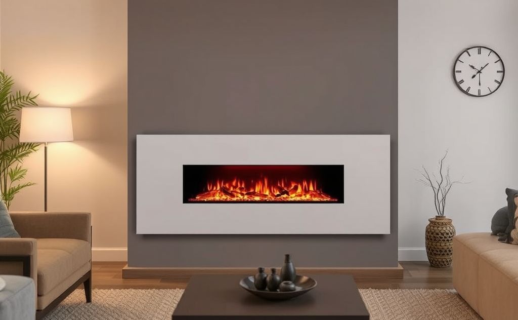 Electric fireplaces use heat without flames