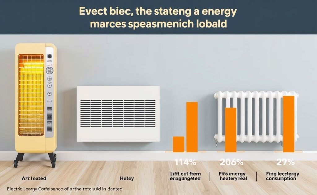 Electric heater types and energy consumption stats