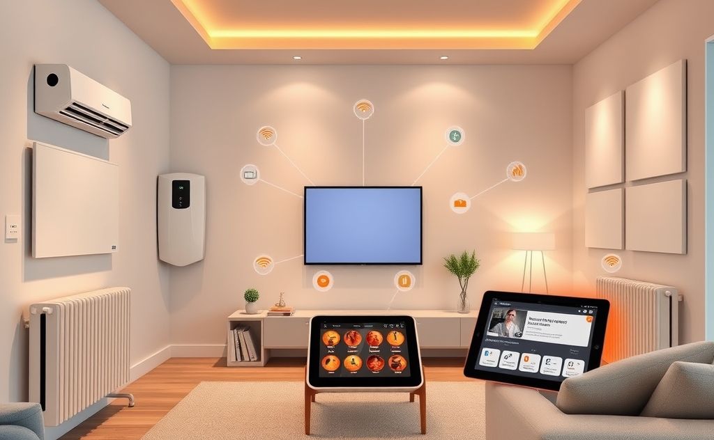 Electric heater types in smart home system integration