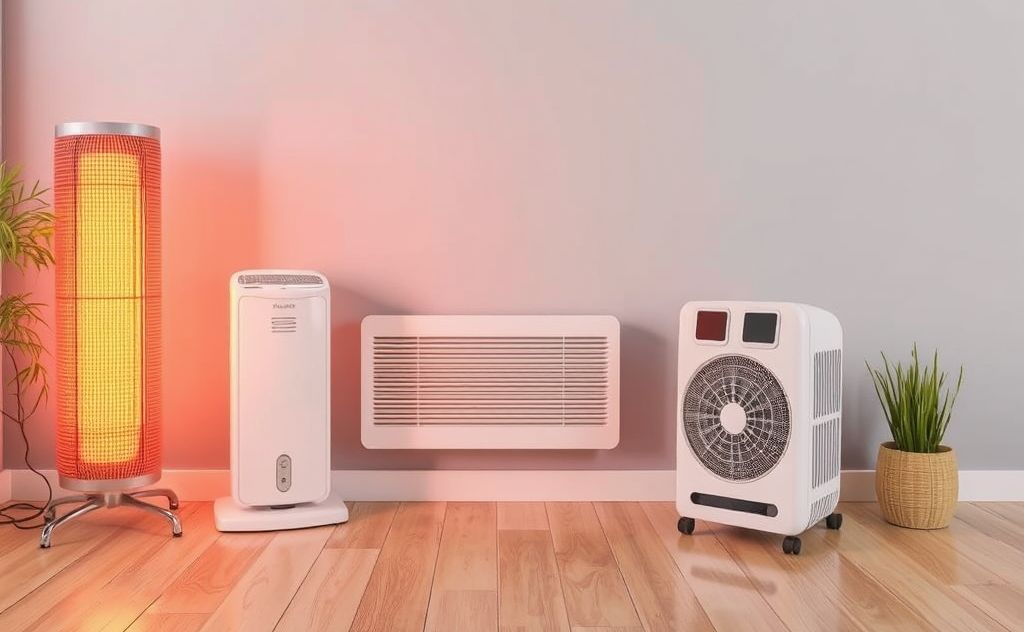 Electric heaters as main heat source options