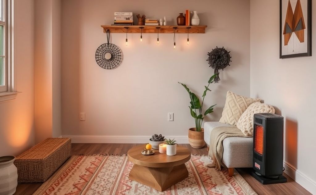 Electric heaters designed for cozy small spaces