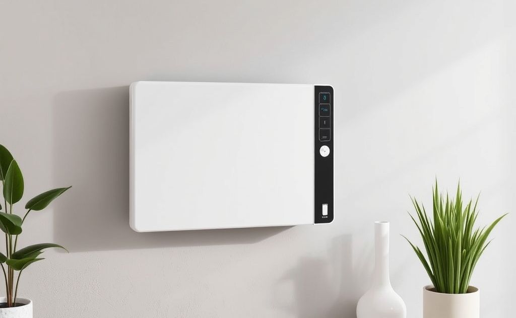 Electric wall heater review with modern design elements