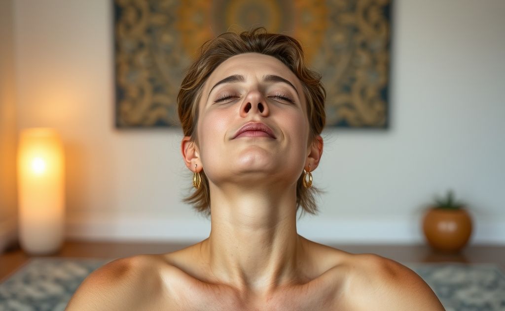 Emotional release after deep meditation session