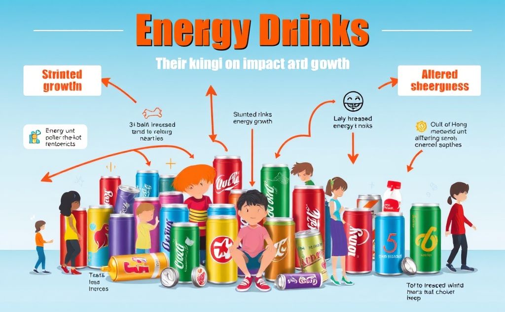 Energy drinks and their impact on growth