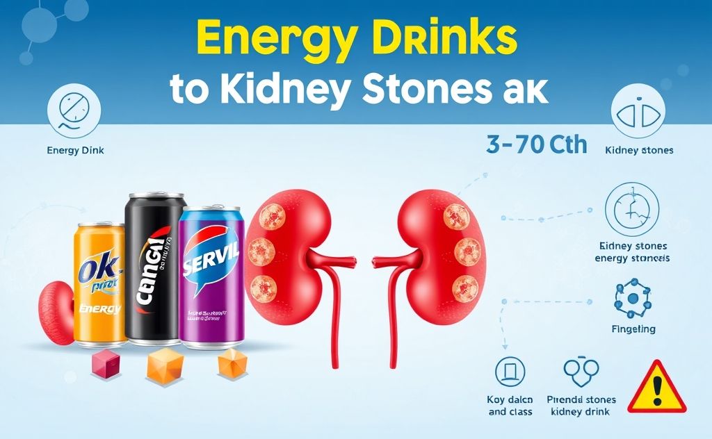 Energy drinks linked to kidney stones risk