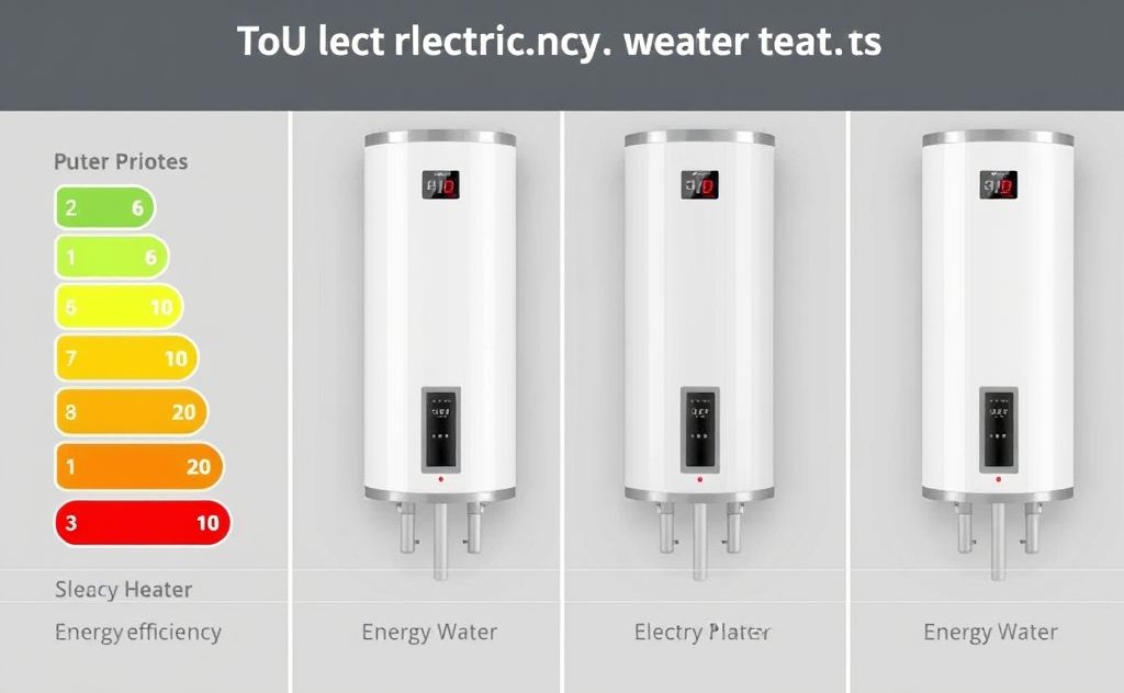 Energy efficiency electric water heater comparison