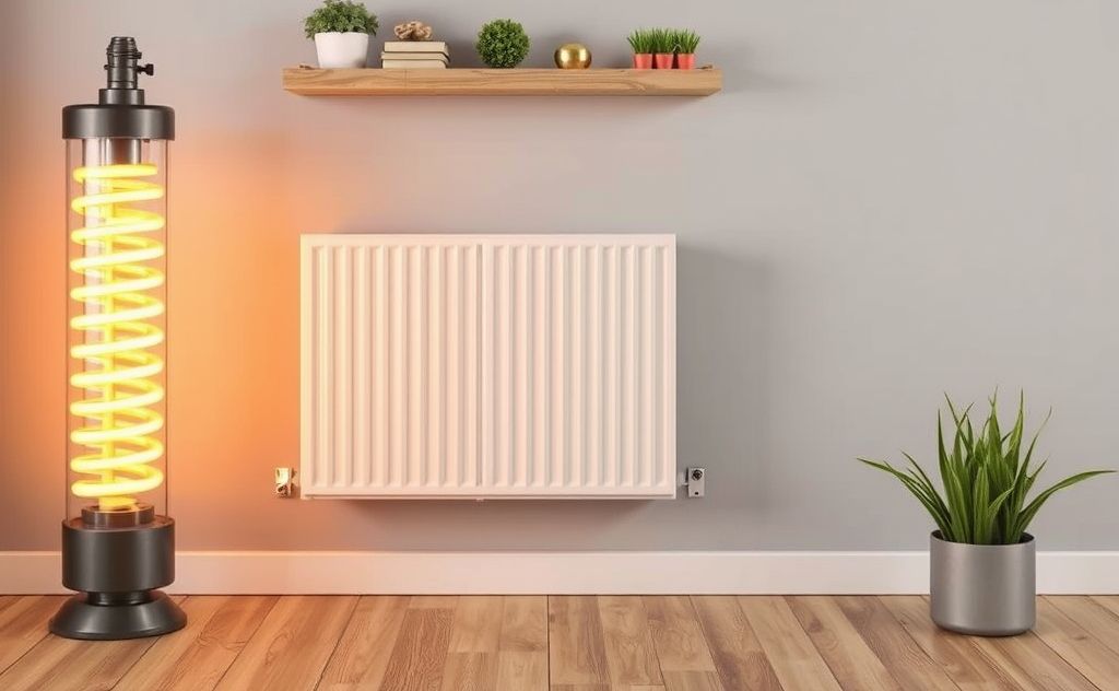 Energy efficient heater saving money and resources