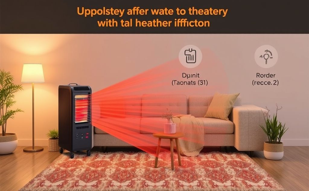 Energy efficient portable infrared heater benefits