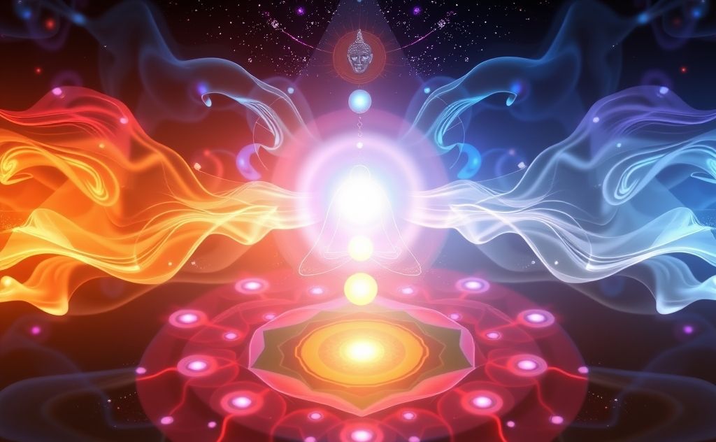 Energy flow between reiki and chakra healing
