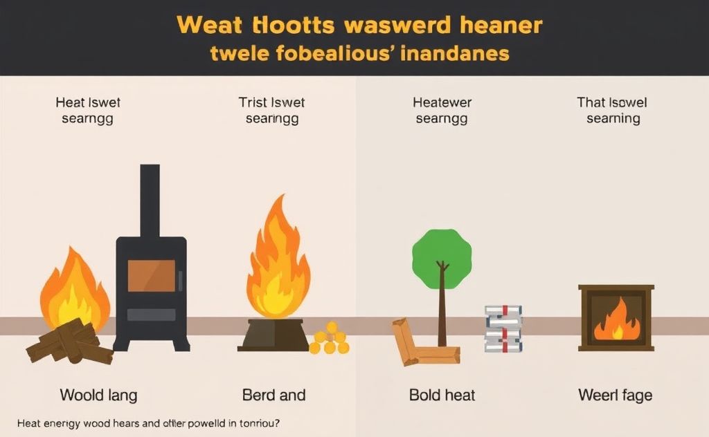 Energy savings wood heaters vs other heat sources