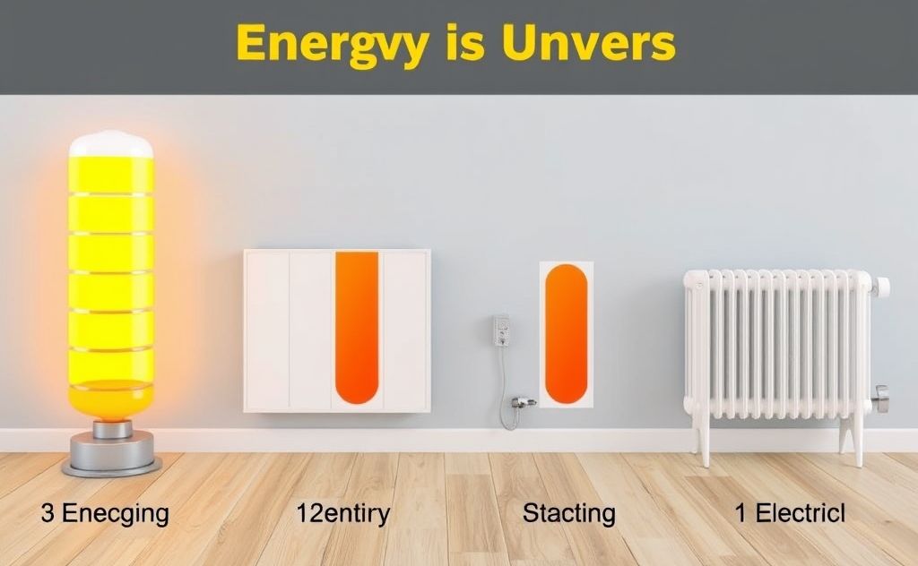 Energy use comparison of electric heater types