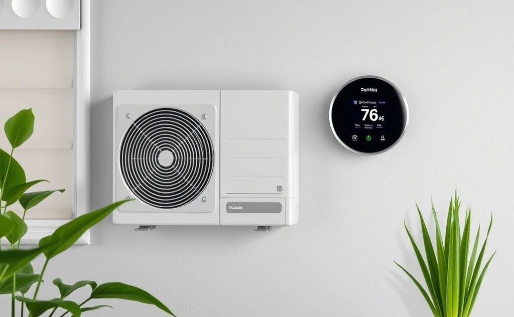 Energy-efficient HVAC with smart thermostat features