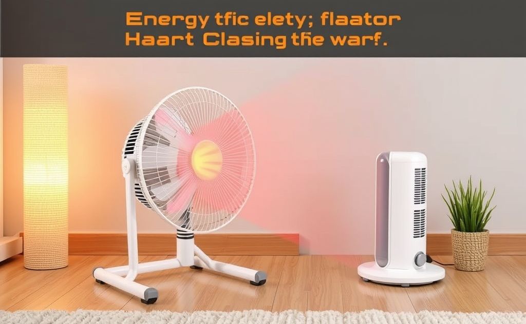 Energy-efficient electric fan heater tips