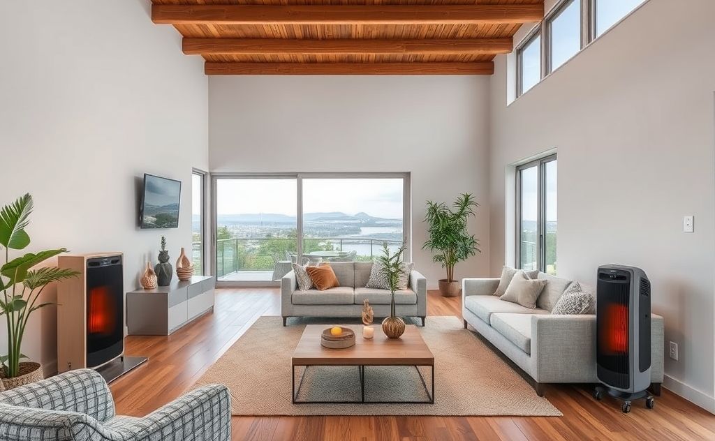 Energy-efficient heaters for spacious living areas