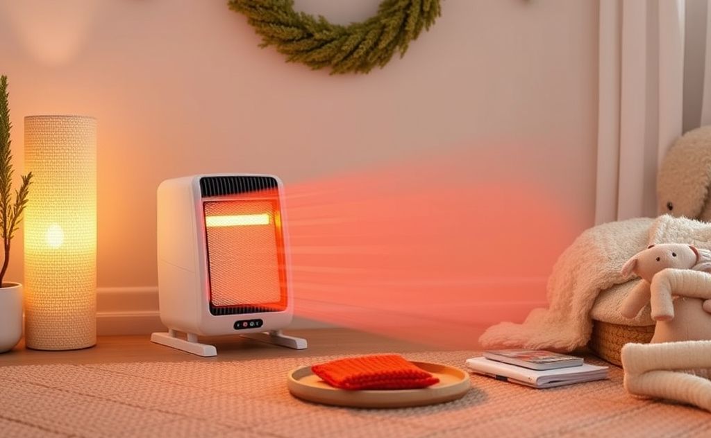 Energy-efficient space heater for cozy warmth